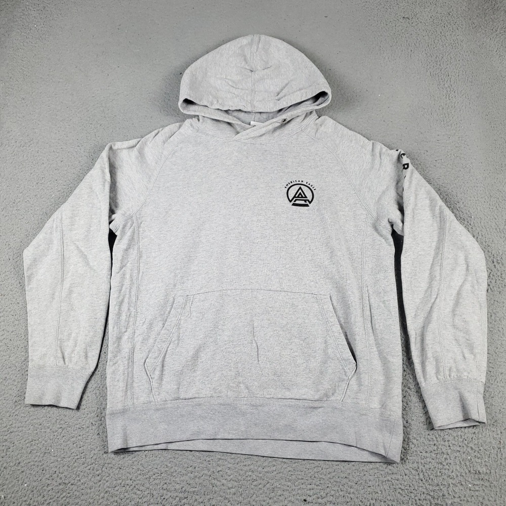 American Eagle Sweater Mens Medium Gray Casual Pullover Hoodie Sweatshirt